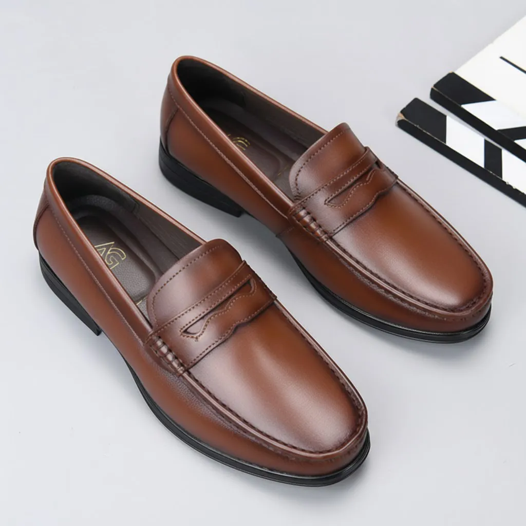Giày Lười Da Bò Nam AG0100 11
