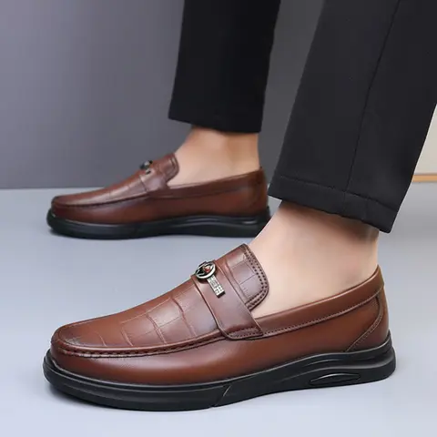 Giày Lười Da Bò Nam AG0099